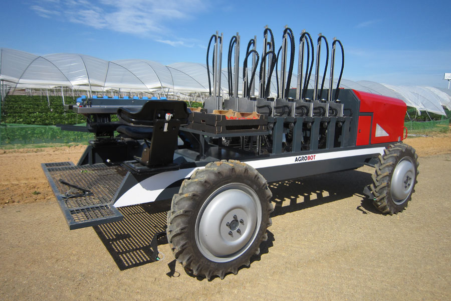 Agrobot is working with berry giant Driscoll's to market its strawberry-picking robot. Photo: Agrobot