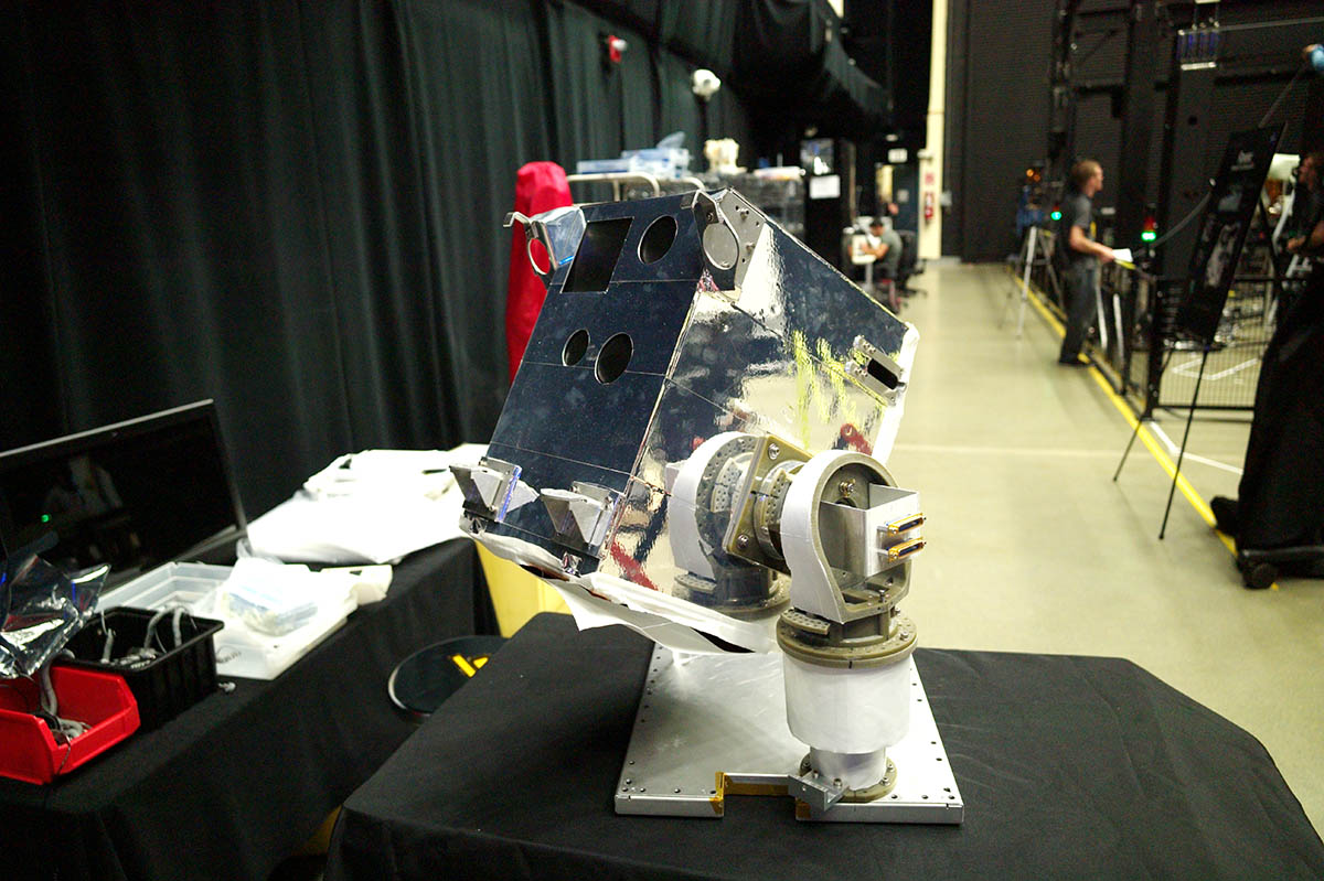 A model of Raven, which is now monitoring spacecraft flying to the space station. Photo: AUVSI