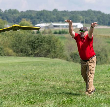 State Farm, based in Illinois, has been testing drones with the help of Virginia Tech's Mid-Atlantic Aviation Partnership. Photo: MAAP