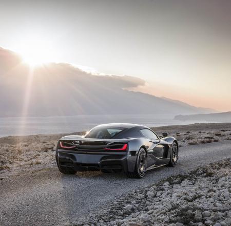 Rimac Automobili’s all-electric hypercar, the C_Two, will incorporate Nvidia’s Drive AI systems to allow AI-powered driver assist features. Photo: Rimac Automobili