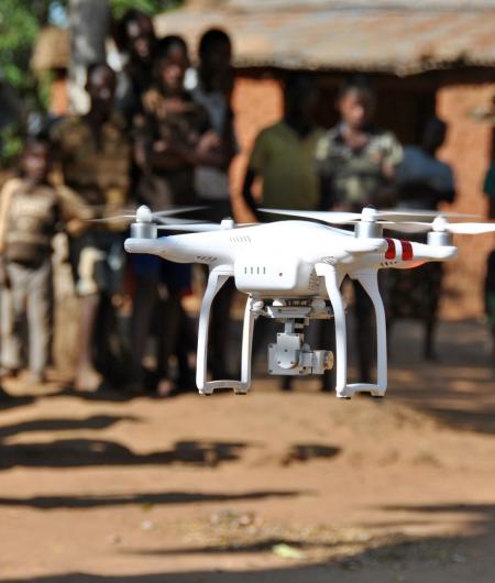 UNICEF is seeking humanitarian drone projects. Photo: UNICEF
