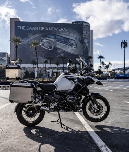 BMW's self-driving R 1200 GS motorcycle. Photo: BMW