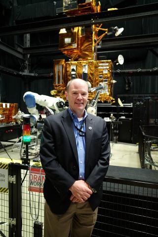 NASA's Benjamin Reed, who heads the effort to refuel satellites in space. Photo: AUVSI